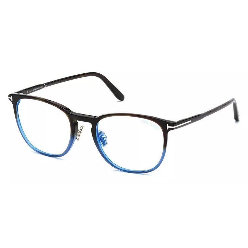 New Authentic Tom Ford FT5700-B-055-54 Round Eyeglasses
